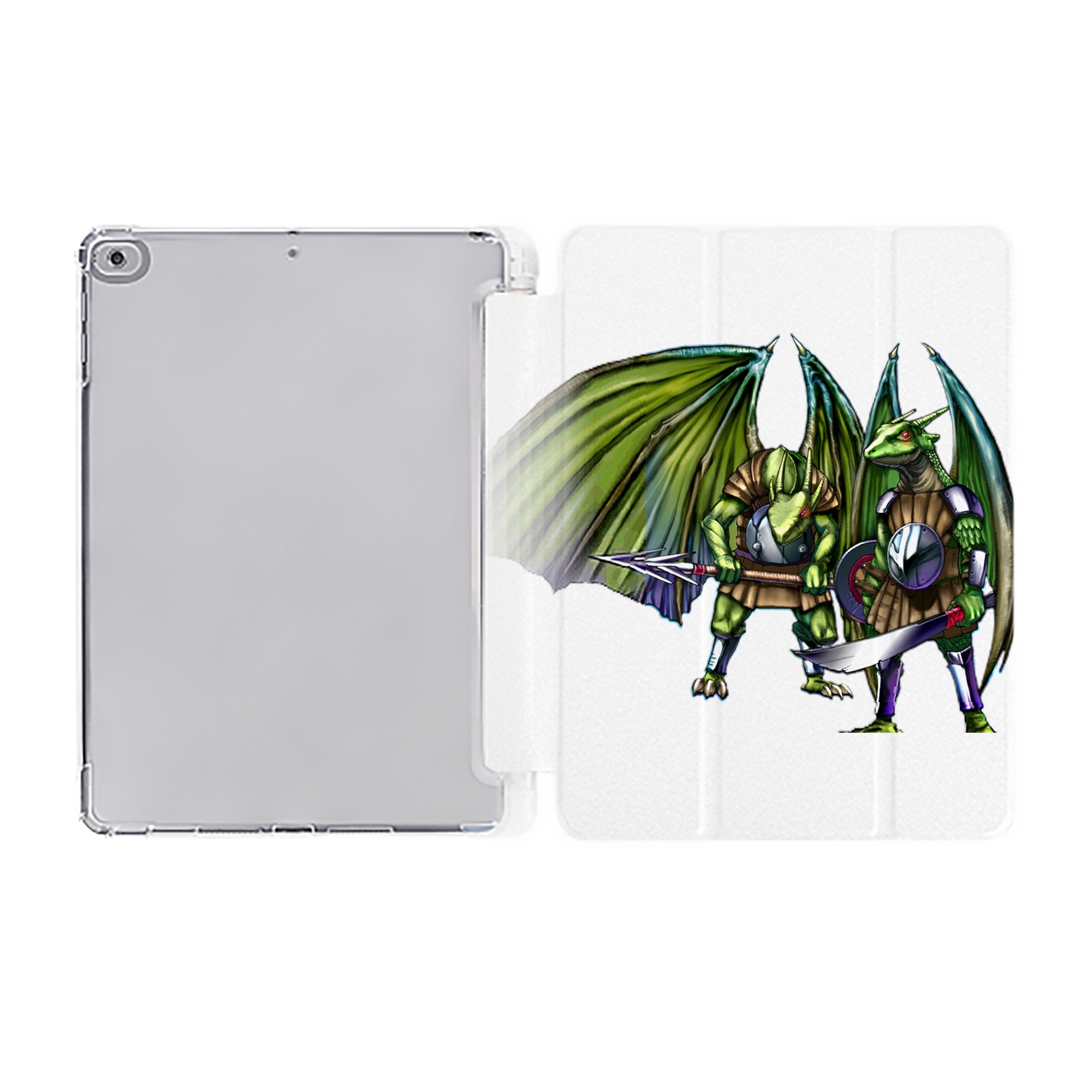 （画像用） 遊☆戯☆王 Yu-Gi-Oh! IPad ケース ペン収納付き 三つ折りスタンド PUレザー×シリコン 対応機種9.5/10.5/10.9インチ